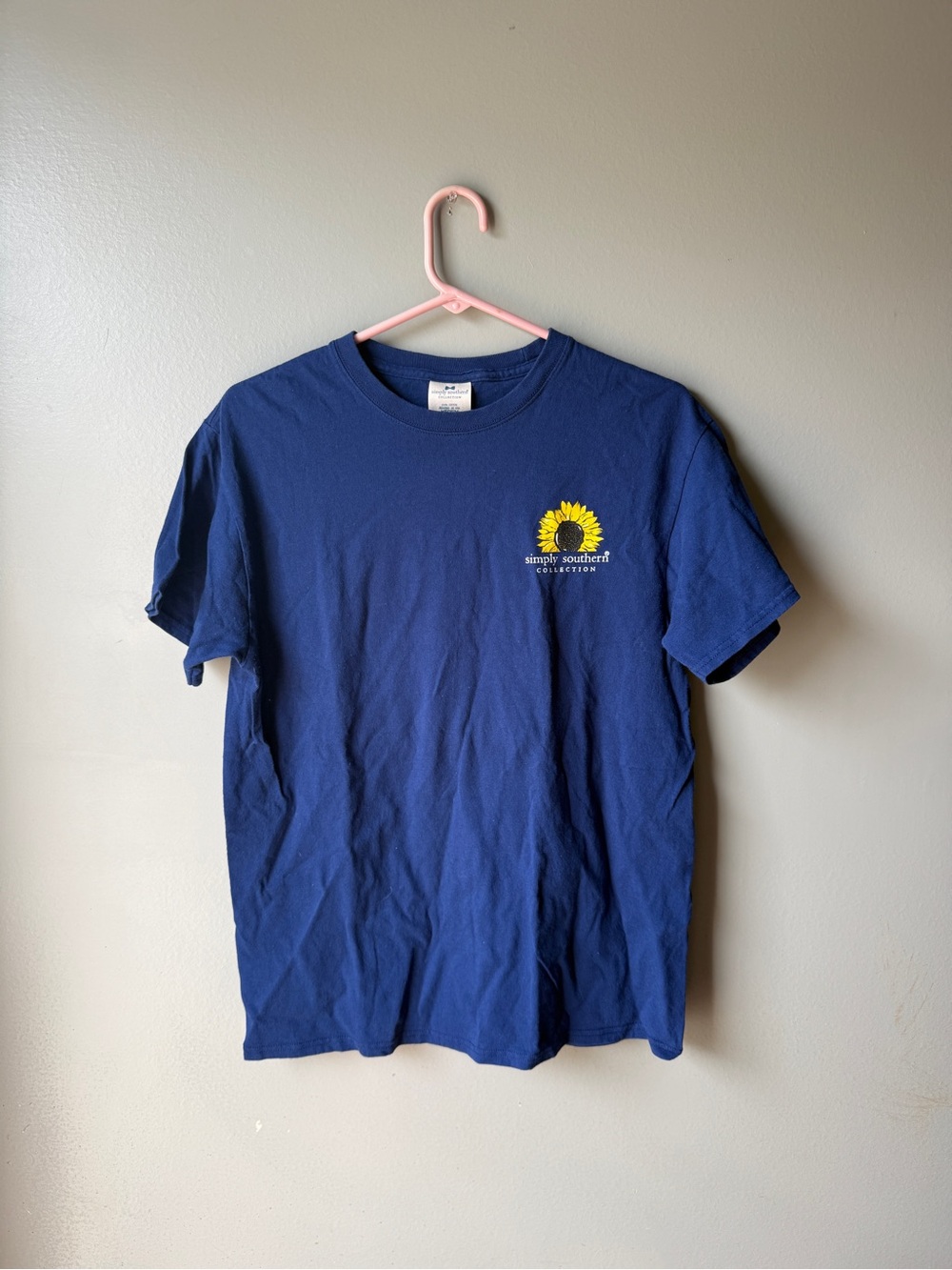 Simply Southern Sunflower Bicycle Graphic Tee Beachy Cottagecore Boho Medium